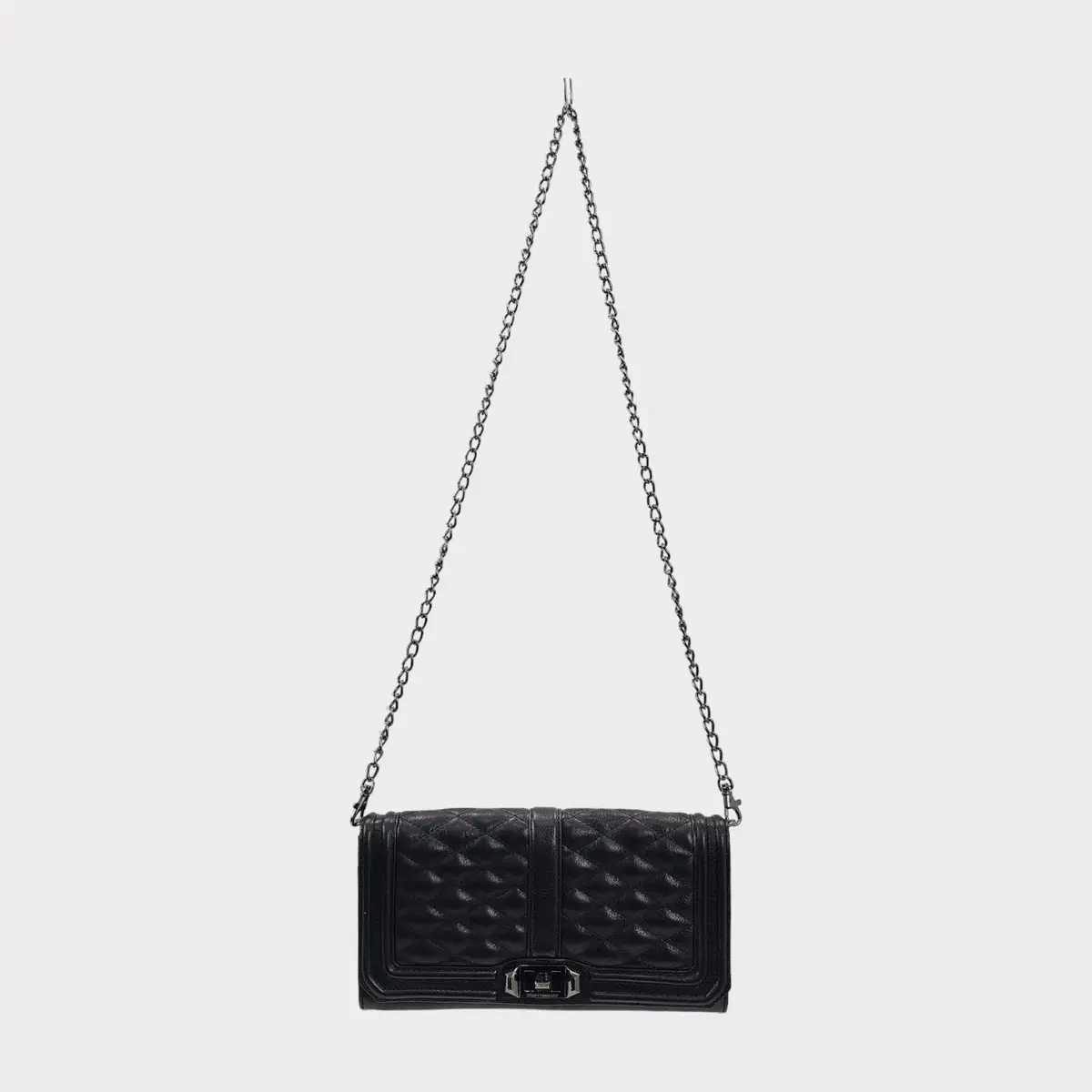 REBECCAMINKOFF 레베카밍코프 셰브론 퀄트 스몰 러브 크로스백